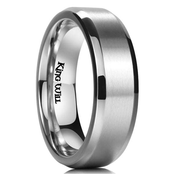 King Will CLASSIC&trade; 7mm titanium ring