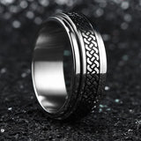 King Will INTERTWINE&trade; 8mm Spinner Ring