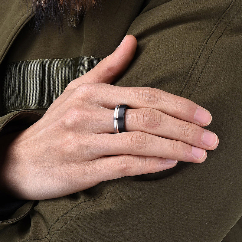 King Will LOOP&trade; 6mm tungsten ring (ESD)