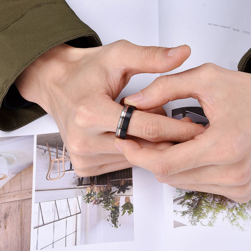 King Will LOOP&trade; 6mm tungsten ring (ESD)