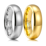 King Will &trade; 6mm Tungsten Rings, Men's Wedding Rings,2PCS nniversary Ring for Men Women