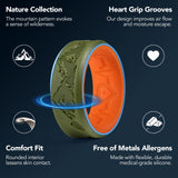 King Will &trade; Men's Silicone Wedding Bands, 8mm with Unique Mountain Peak Design, Rubber Engagement Rings for Daily Wear 3Pack Size 8 (Black & Blue + Black & White + Olive Green & Orange)