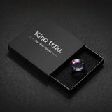 King Will &trade; 7mm Blue Silicone Rings, Men's Wedding Rings, Rubber Ring for Men Women
