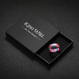 King Will &trade; 7mm red Silicone Rings, Men's Wedding Rings, Rubber Ring for Men Women