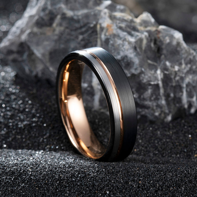 King Will LOOP&trade; 6mm tungsten ring (ESD)