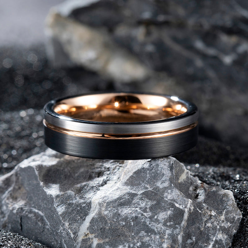 King Will LOOP&trade; 6mm tungsten ring (ESD)