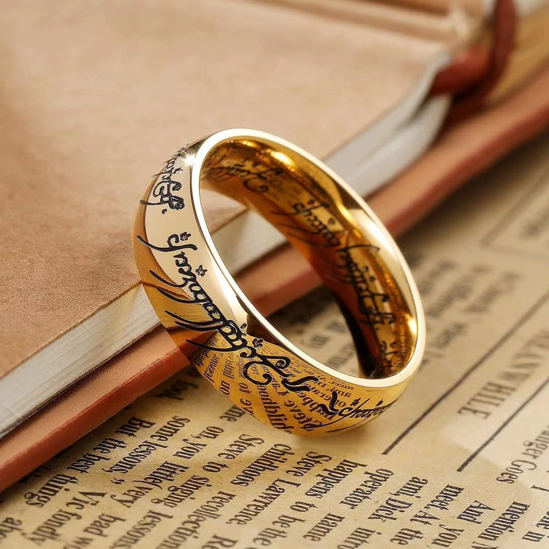 King Will &trade; 8mm stainless steel One Ring for Men Lord Rings Magic Power Rings