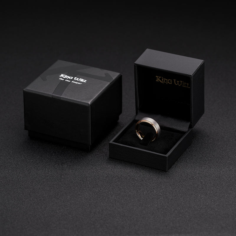 King Will DUO&trade; 8mm tungsten ring