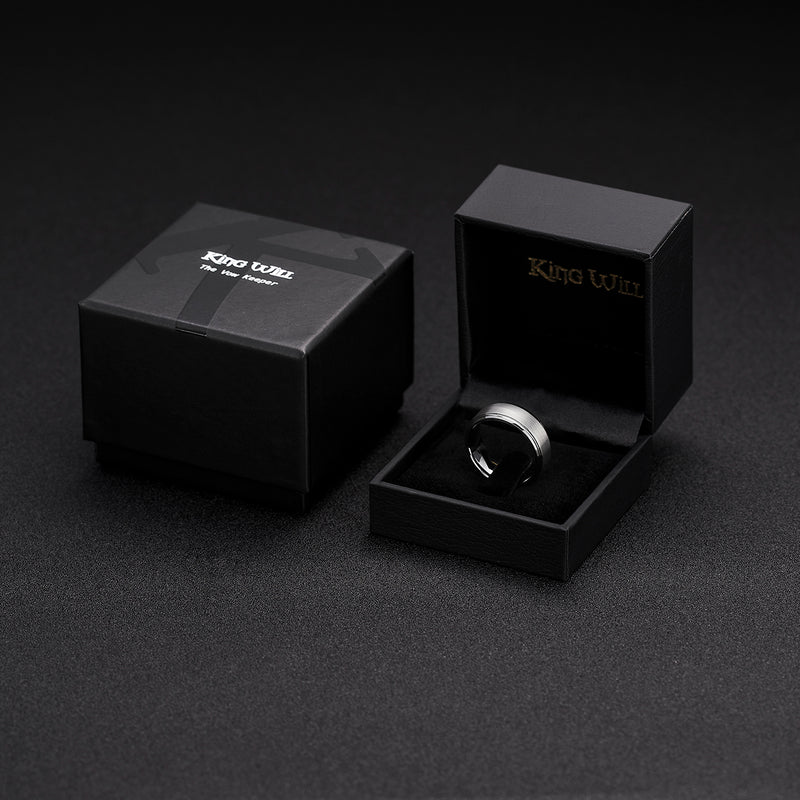 King Will CLASSIC&trade; 8mm tungsten ring