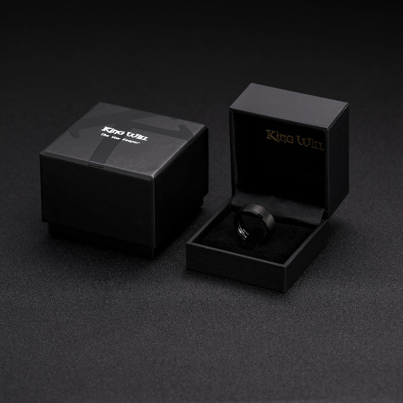 King Will BASIC&trade; 8mm tungsten ring