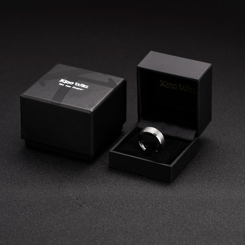 King Will CLASSIC&trade; 8mm tungsten ring