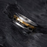 King Will INTERTWINE&trade; 8mm spinner ring