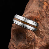 King Will NATURE&trade; 8mm tungsten ring