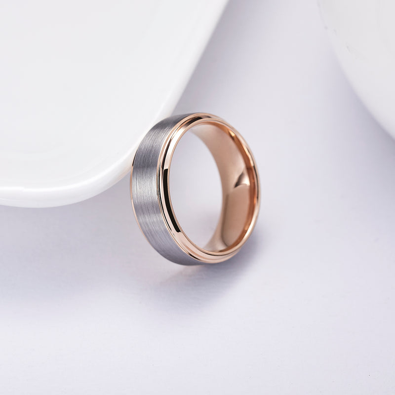 King Will DUO&trade; 8mm tungsten ring