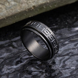 King Will INTERTWINE&trade; 8mm spinner ring