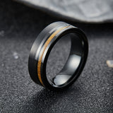 King Will NATURE&trade; 7mm tungsten ring