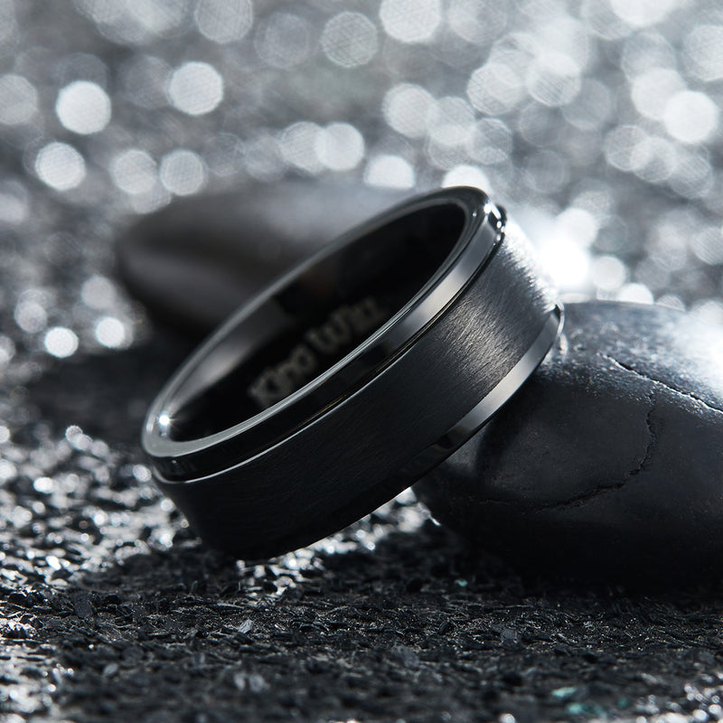 King Will INTERTWINE&trade; 8mm spinner ring