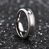 King Will CLASSIC&trade; 6mm stainless steel ring