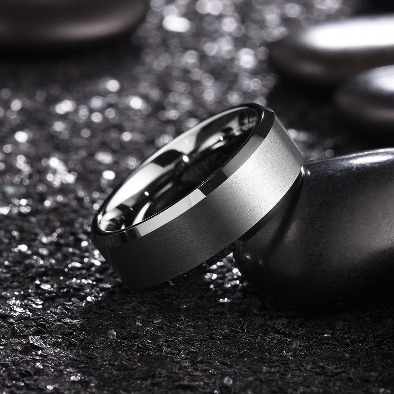 King Will CLASSIC&trade; 8mm tungsten ring