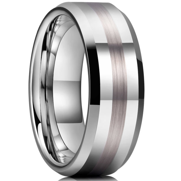 King Will CLASSIC&trade; 8mm tungsten ring