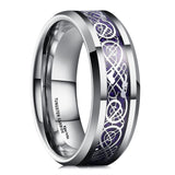 King Will DRAGON&trade; 8mm tungsten ring