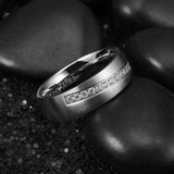 King Will GEM&trade; 8mm stainless steel ring