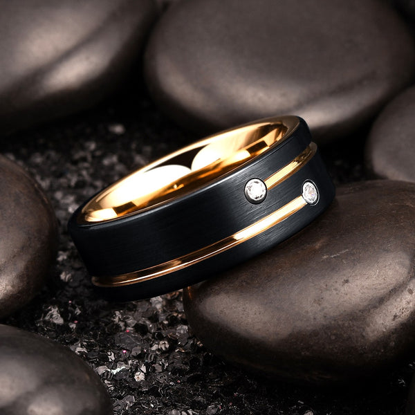 King Will GEM&trade; 8mm tungsten ring