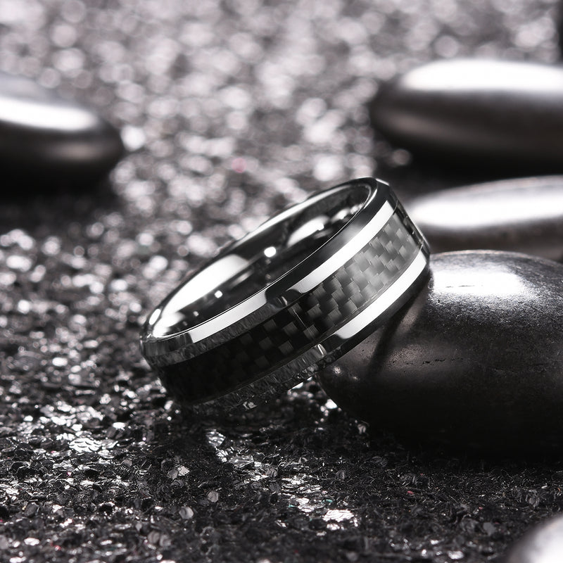King Will GENTLEMAN&trade; 8mm tungsten ring