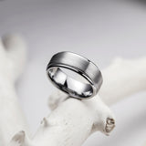 King Will CLASSIC&trade; 8mm tungsten ring