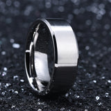 King Will CLASSIC&trade; 8mm stainless steel ring