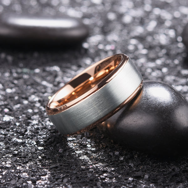 King Will DUO&trade; 8mm tungsten ring