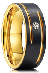 King Will GEM&trade; 8mm tungsten ring