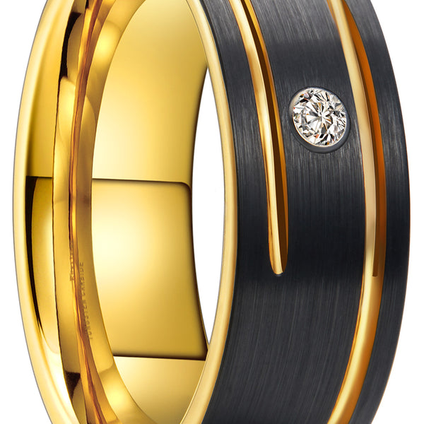 King Will GEM™ 8mm tungsten ring – King Will Rings