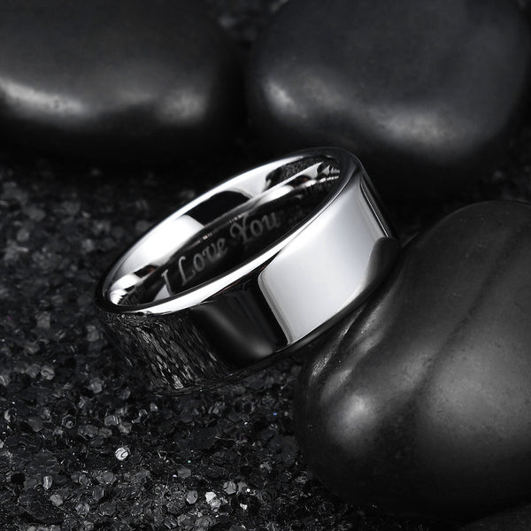 King Will CLASSIC&trade; 8mm stainless steel ring