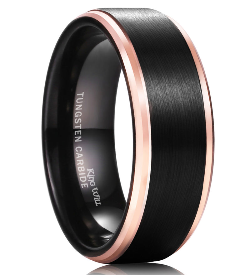 King Will DUO&trade; 8mm tungsten ring