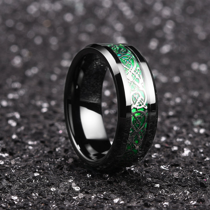 King Will DRAGON&trade; 8mm tungsten ring