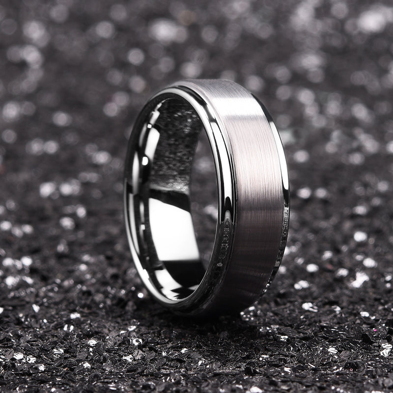 King Will CLASSIC&trade; 8mm tungsten ring