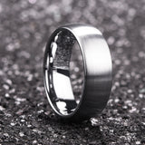 King Will CLASSIC&trade; 8mm tungsten ring