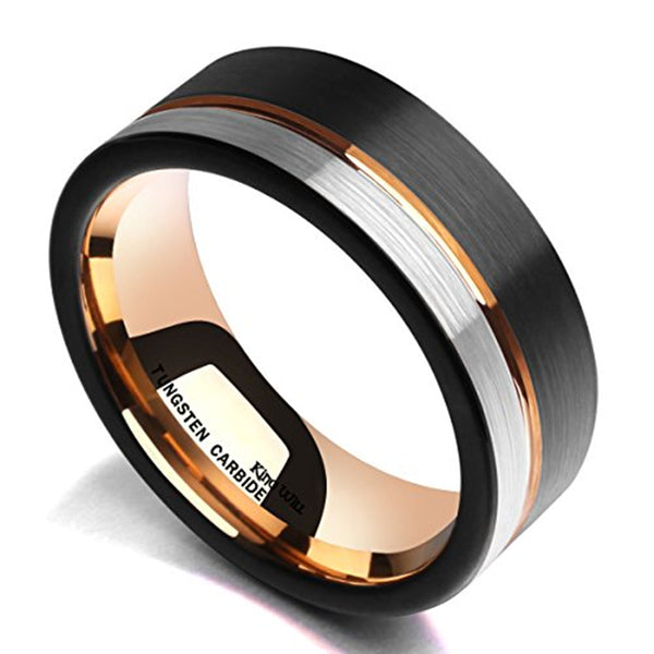 King Will LOOP&trade; 8mm tungsten ring