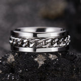 King Will INTERTWINE&trade; 8mm spinner ring