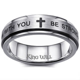 King Will INTERTWINE&trade; 6mm titanium ring