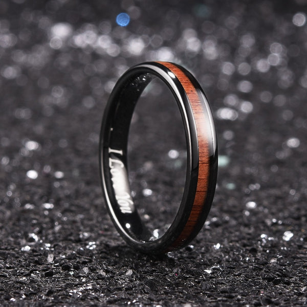 King Will NATURE&trade; 4mm stainless steel ring