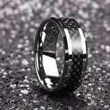King Will GENTLEMAN&trade; 8mm tungsten ring