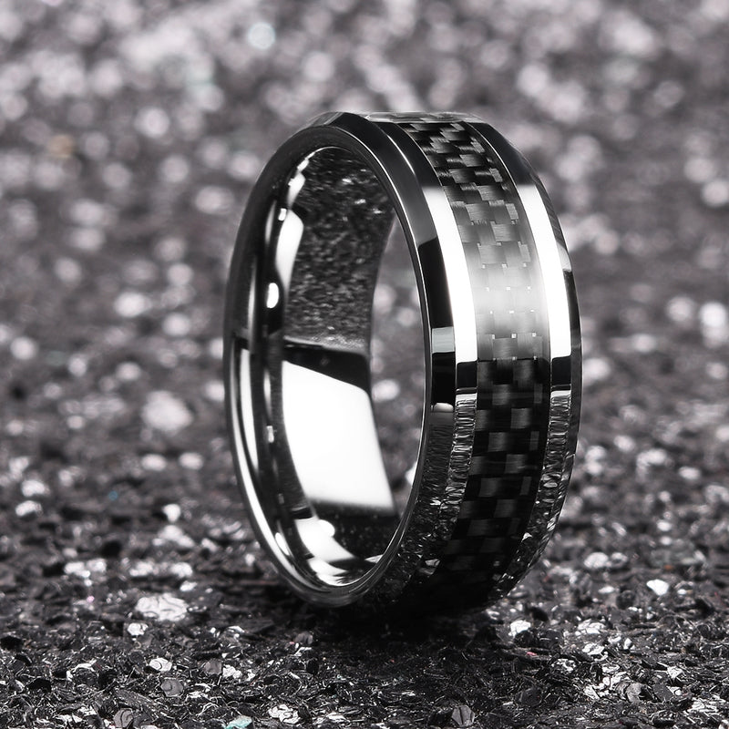 King Will GENTLEMAN&trade; 8mm tungsten ring