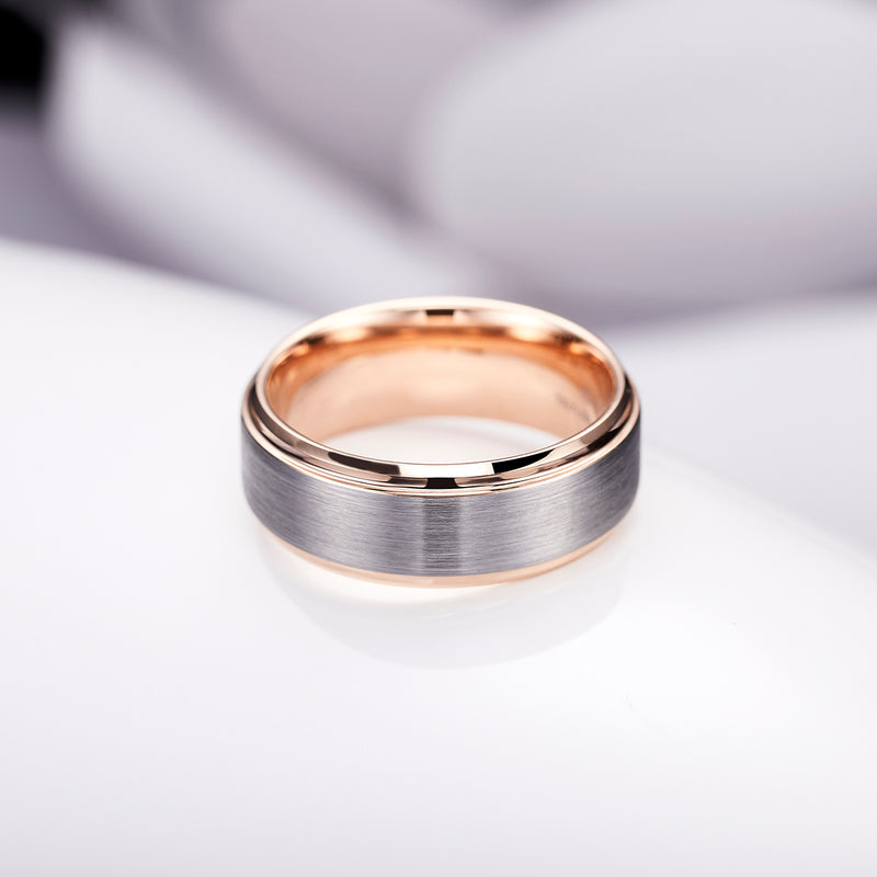 King Will DUO&trade; 8mm tungsten ring
