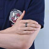 King Will INTERTWINE&trade; 8mm spinner ring