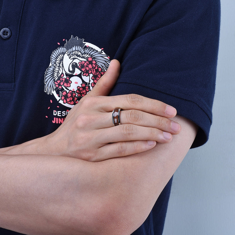 King Will NATURE&trade; 8mm titanium ring