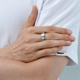 King Will GEM&trade; 8mm stainless steel ring