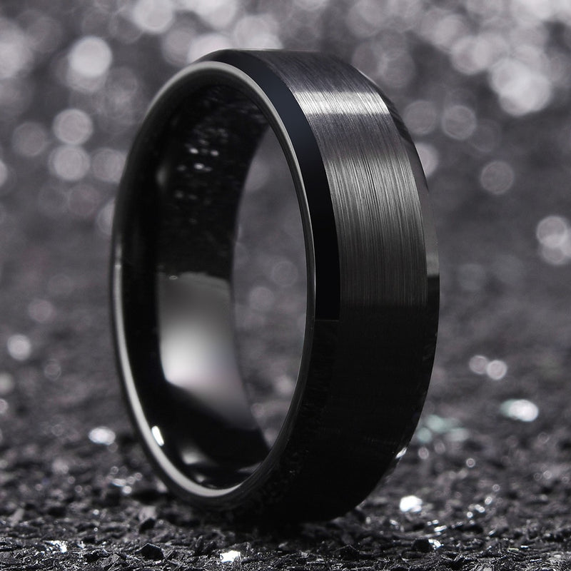 King Will BASIC&trade; 7mm tungsten ring