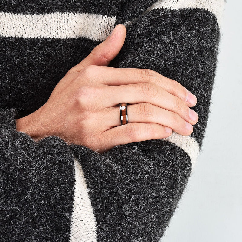 King Will NATURE&trade;6mm stainless steel ring